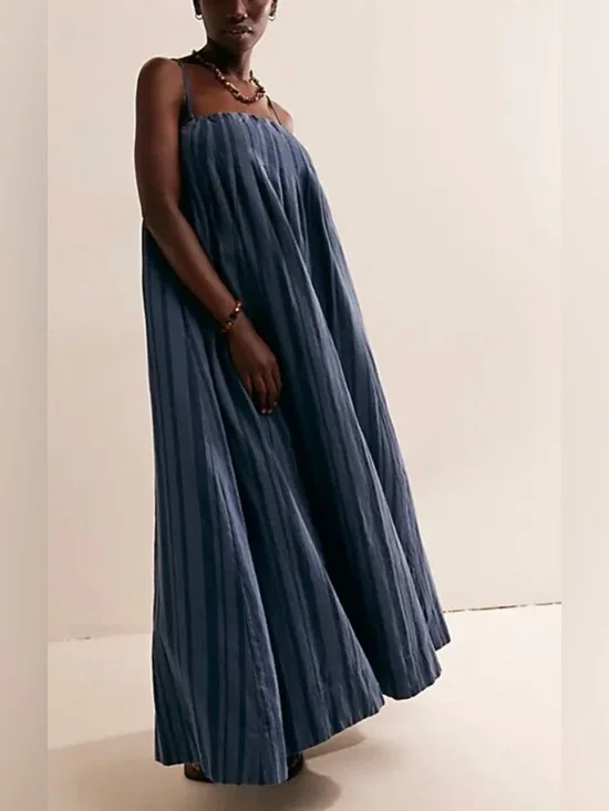 Free People All for Sun Maxi Dress in Black - Picture 15 of 16